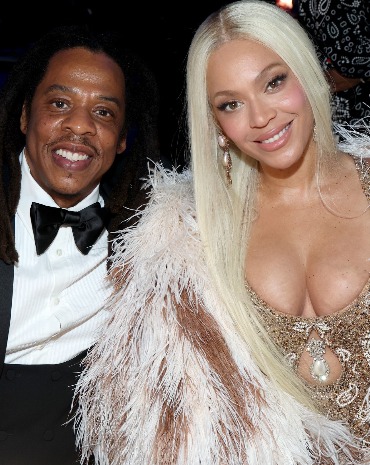 Jay-Z and Beyoncé aux Awards Awards à la Crypto.com Arena, à Los Angeles, le 2 février 2025. Photo par Kevin Mazur/Getty Images pour The Recording Academy.