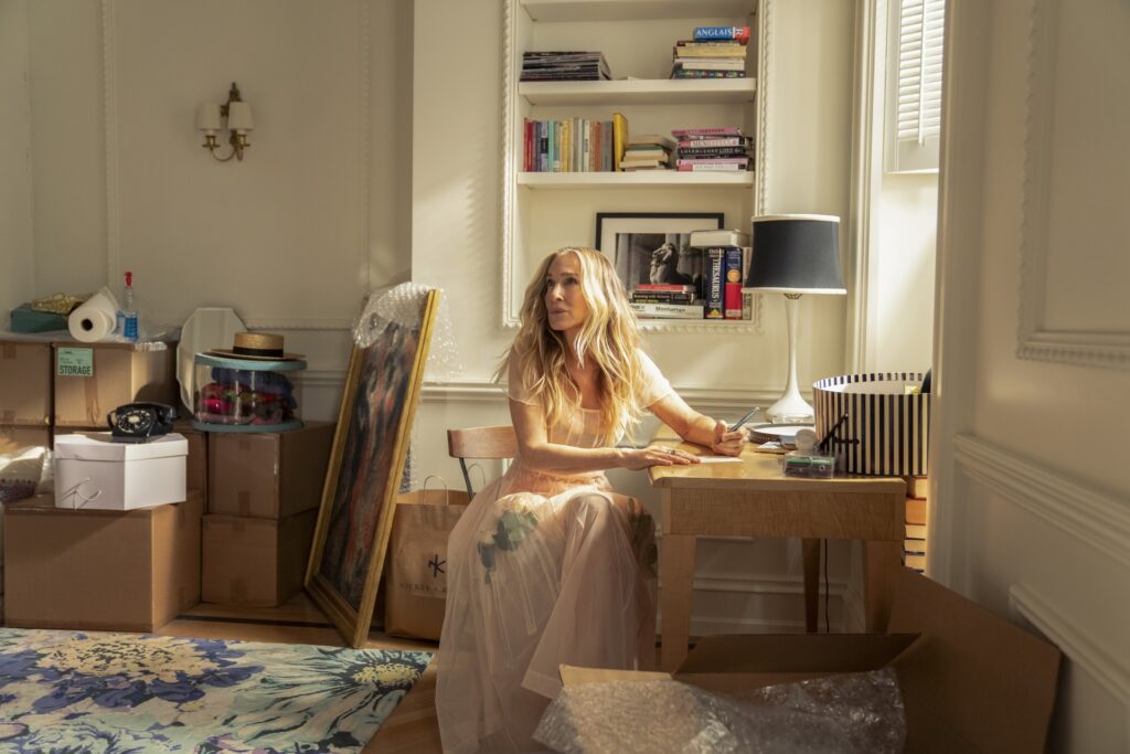 Photo de Sarah Jessica Parker dans la saison 3 de la série And Just Like That.