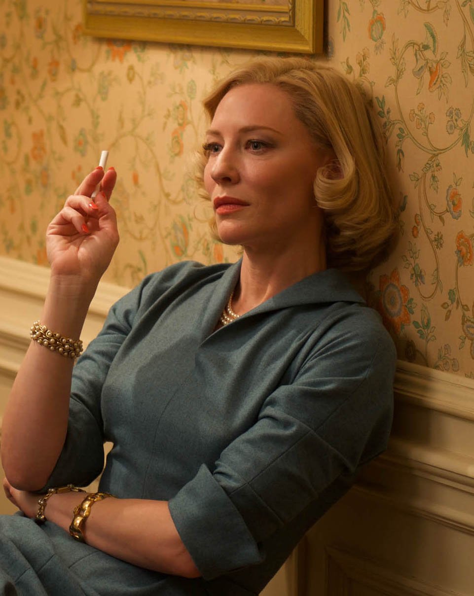 Photo de Cate Blanchett dans le film Carol (2015) de Todd Haynes, parmi les films queer à voir selon Numéro.