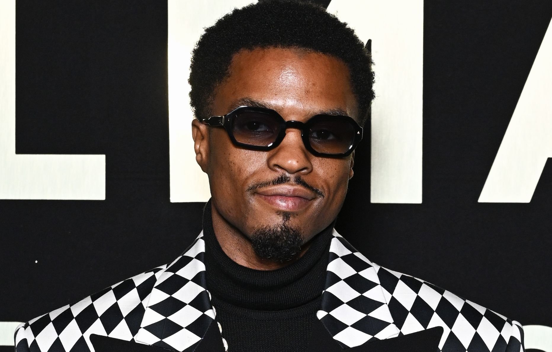 Le producteur Pi'erre Bourne assiste au défilé Balmain Homme Automne/Hiver 2024-2025 dans le cadre de la Fashion Week de Paris, le 20 janvier 2024 à Paris, en France.