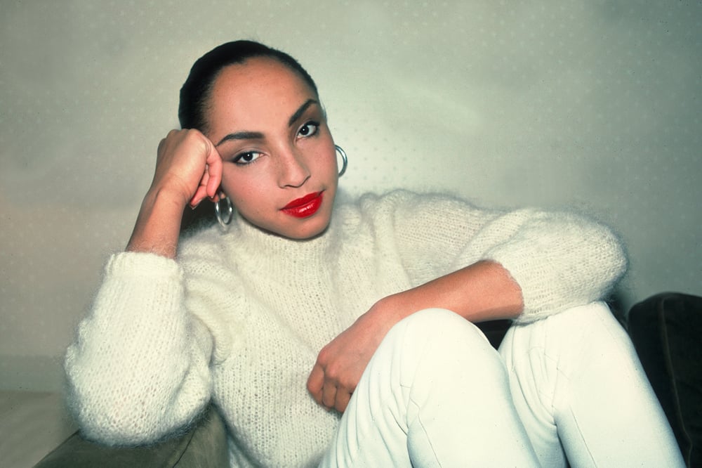 Sade à l'Ambassador East Hotel à  Chicago, le 27 janvier  1985. Photo par Paul Natkin/Getty Images.