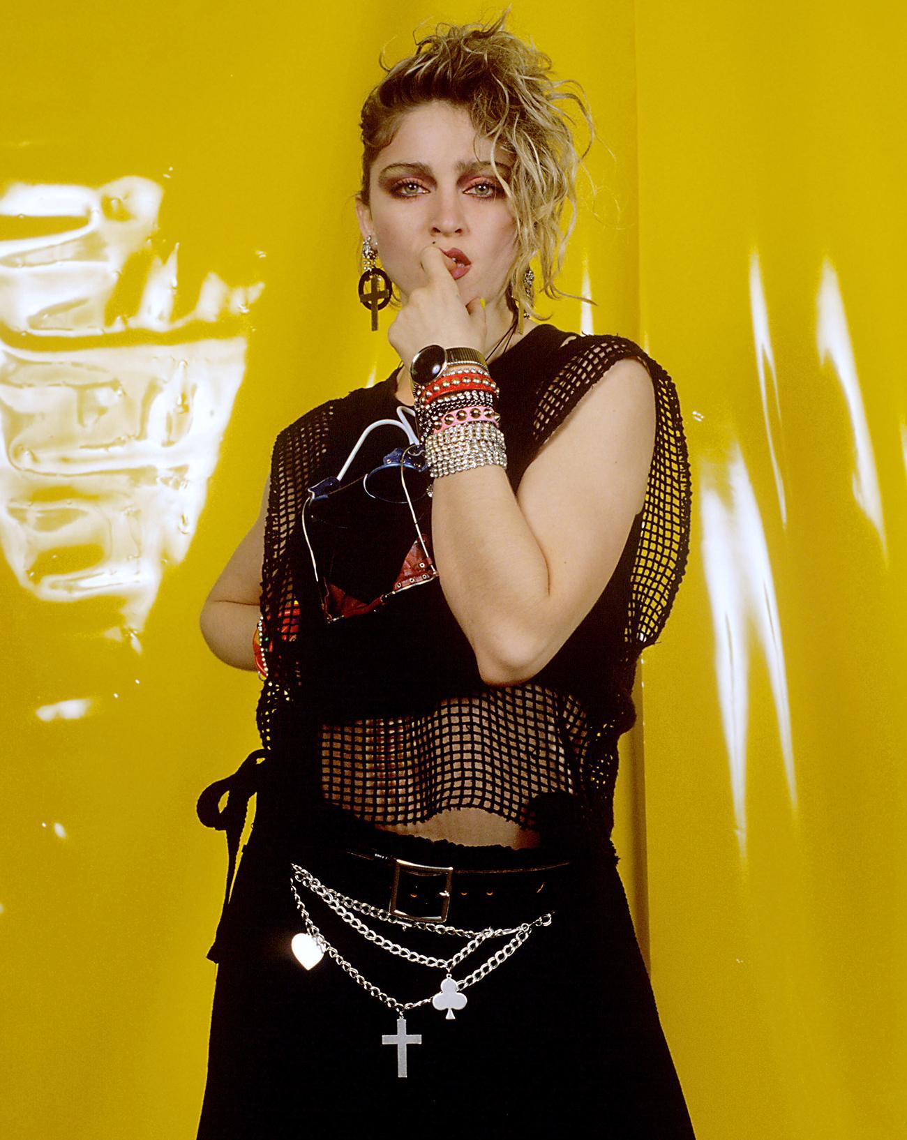 Madonna en mars 1984 à München / Munich. © Fryderyk Gabowicz/picture alliance via Getty Images.