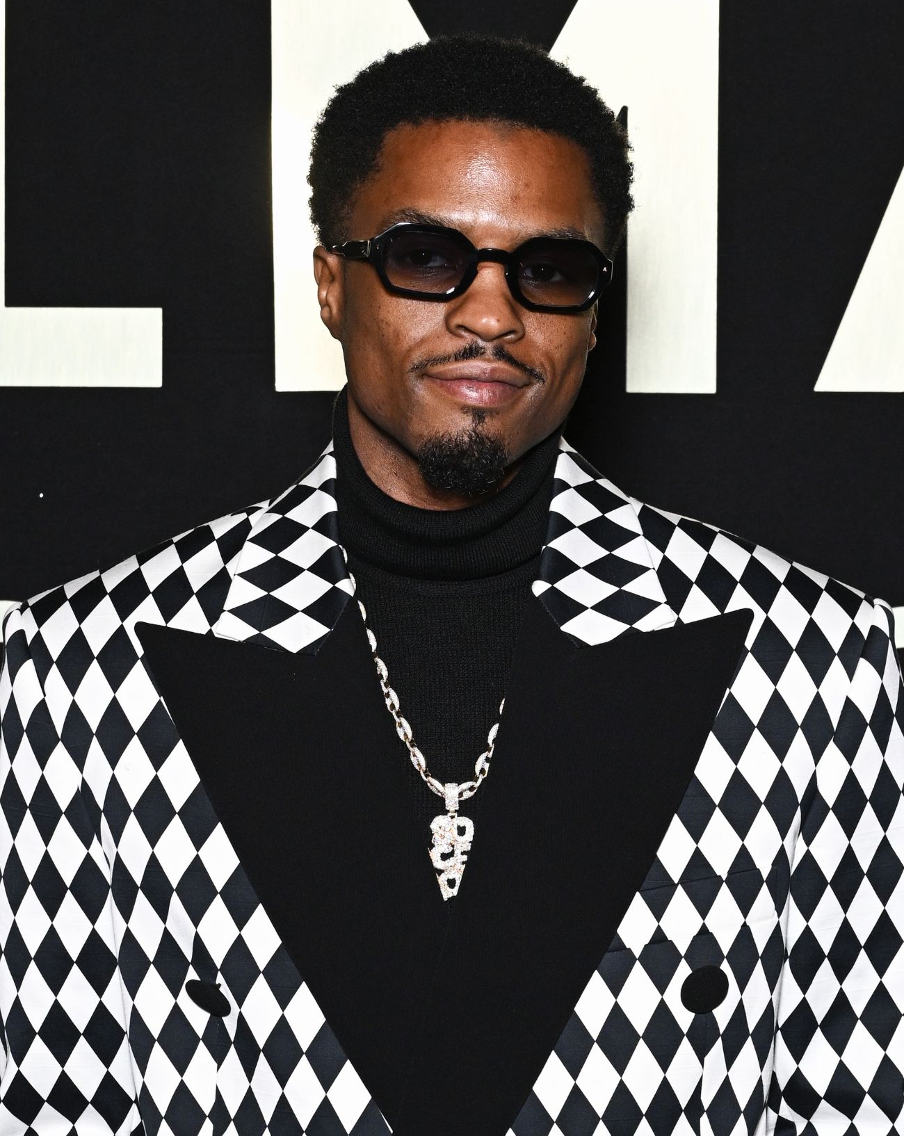 Le producteur Pi'erre Bourne assiste au défilé Balmain Homme Automne/Hiver 2024-2025 dans le cadre de la Fashion Week de Paris, le 20 janvier 2024 à Paris, en France.