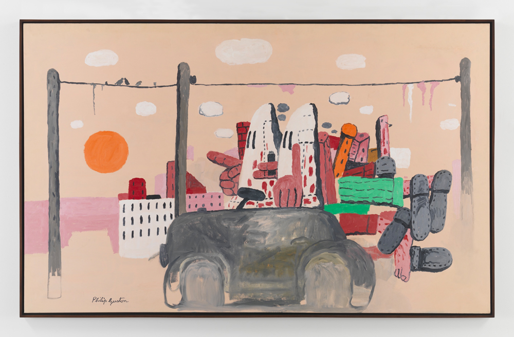 œuvre de Philip Guston, Dawn [Aube] (1970). © Photo : Christopher Burke © The Estate of Philip Guston, courtesy Hauser & Wirth.