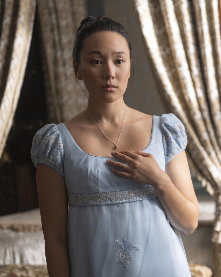Yerin Ha dans le rôle de Sophie Baek dans La Chronique des Bridgerton.