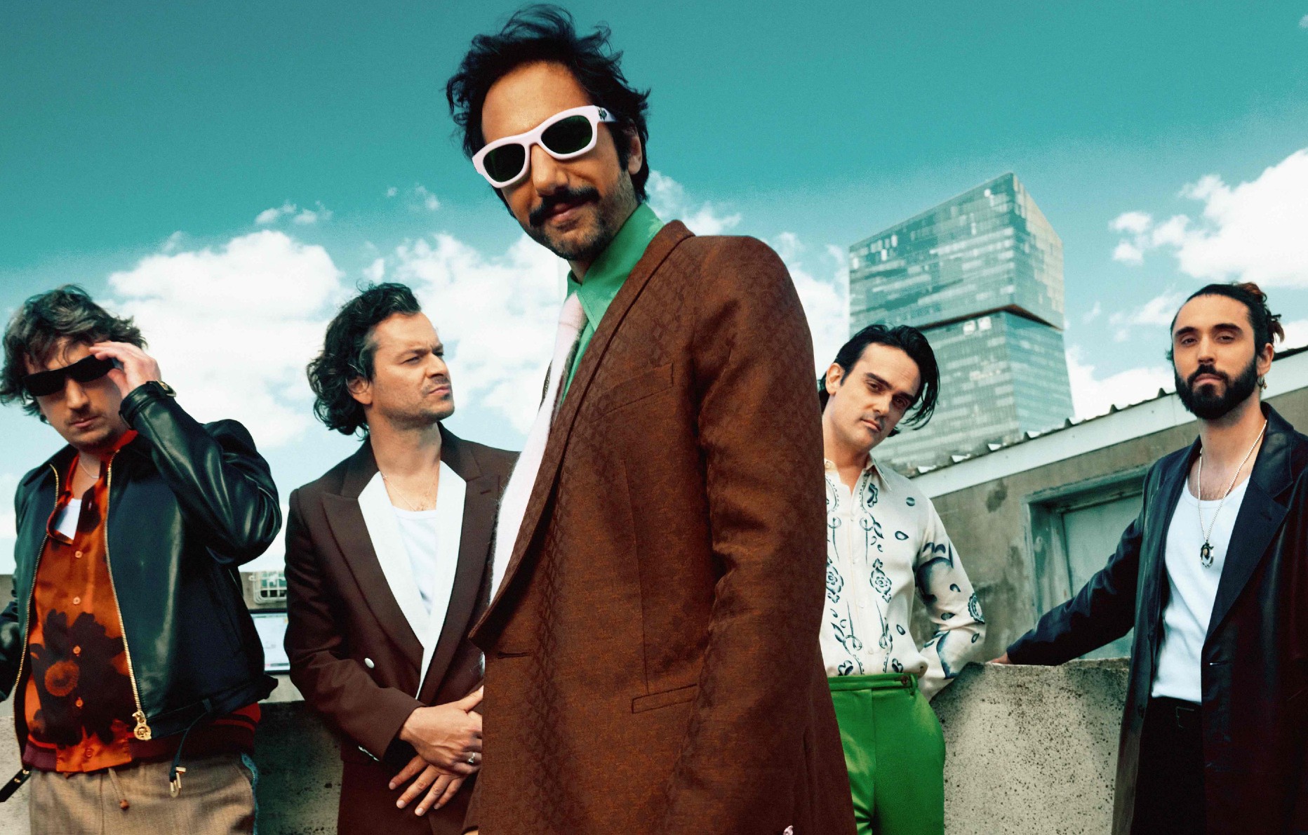 Le groupe Feu! Chatterton.