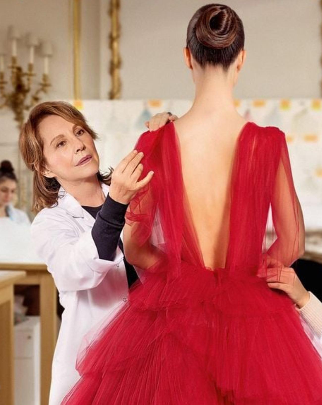 Nathalie Baye dans le film Haute couture.