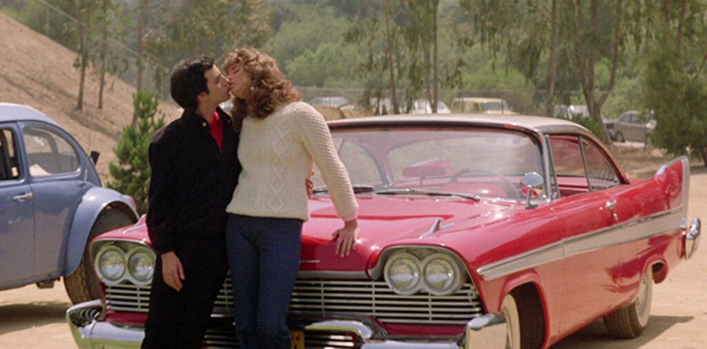 Alexandra Paul et Keith Gordon dans Christine (1984) de John Carpenter © Ciné Sorbonne.