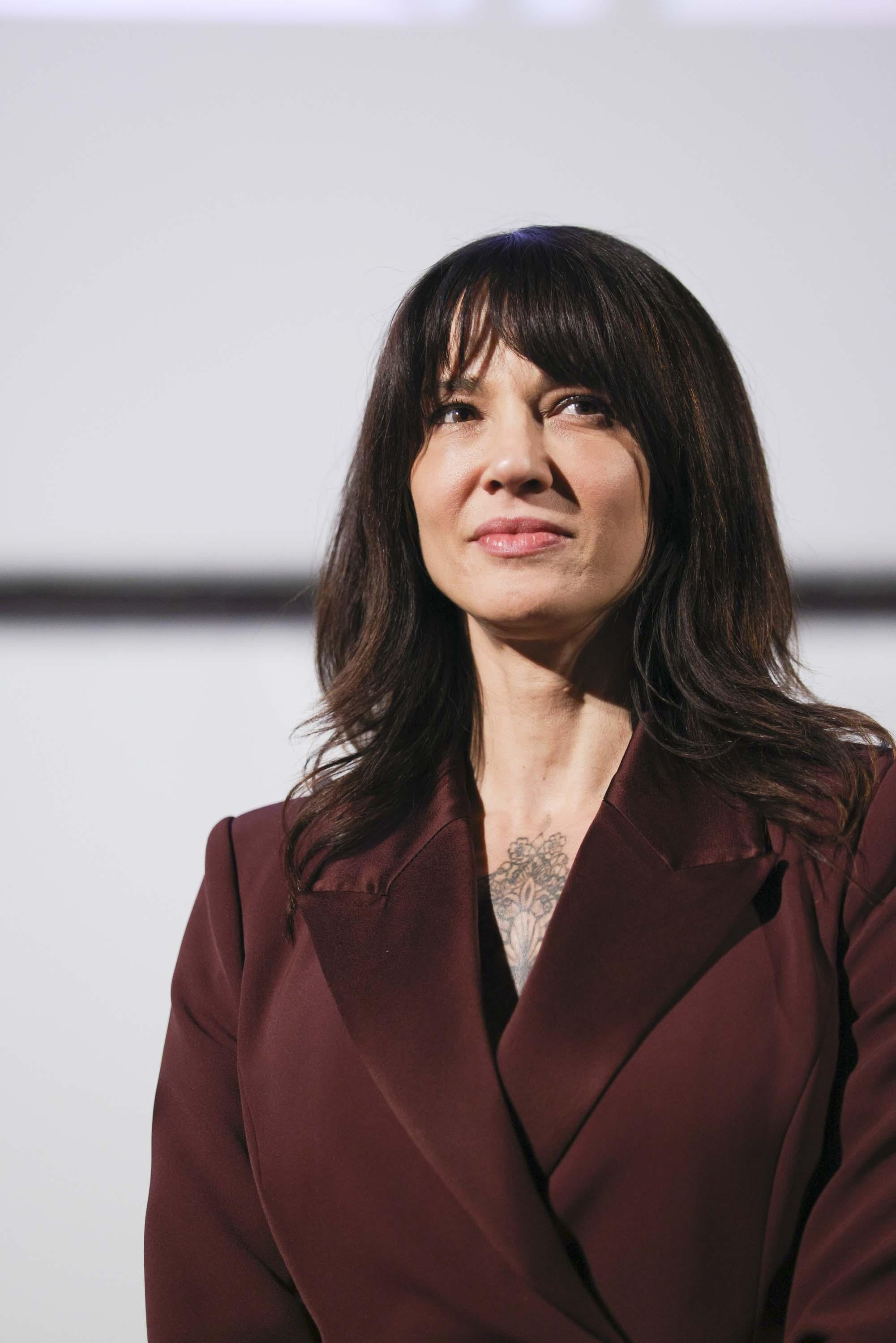 Asia Argento au Noir In Festival, le 7 décembre 2024, à Milan. Photo par Rosdiana Ciaravolo/Getty Images.