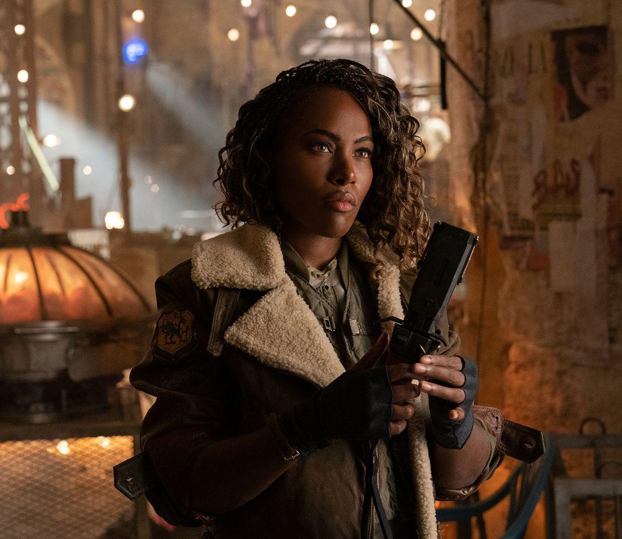 DeWanda Wise dans le film Jurassic World : Le Monde d'après (2022). © Universal Studios and Amblin Entertainment. All Rights Reserved.