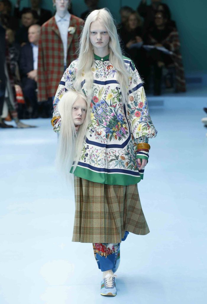 Le défilé Gucci automne-hiver 2018-2019 par Alessandro Michele.