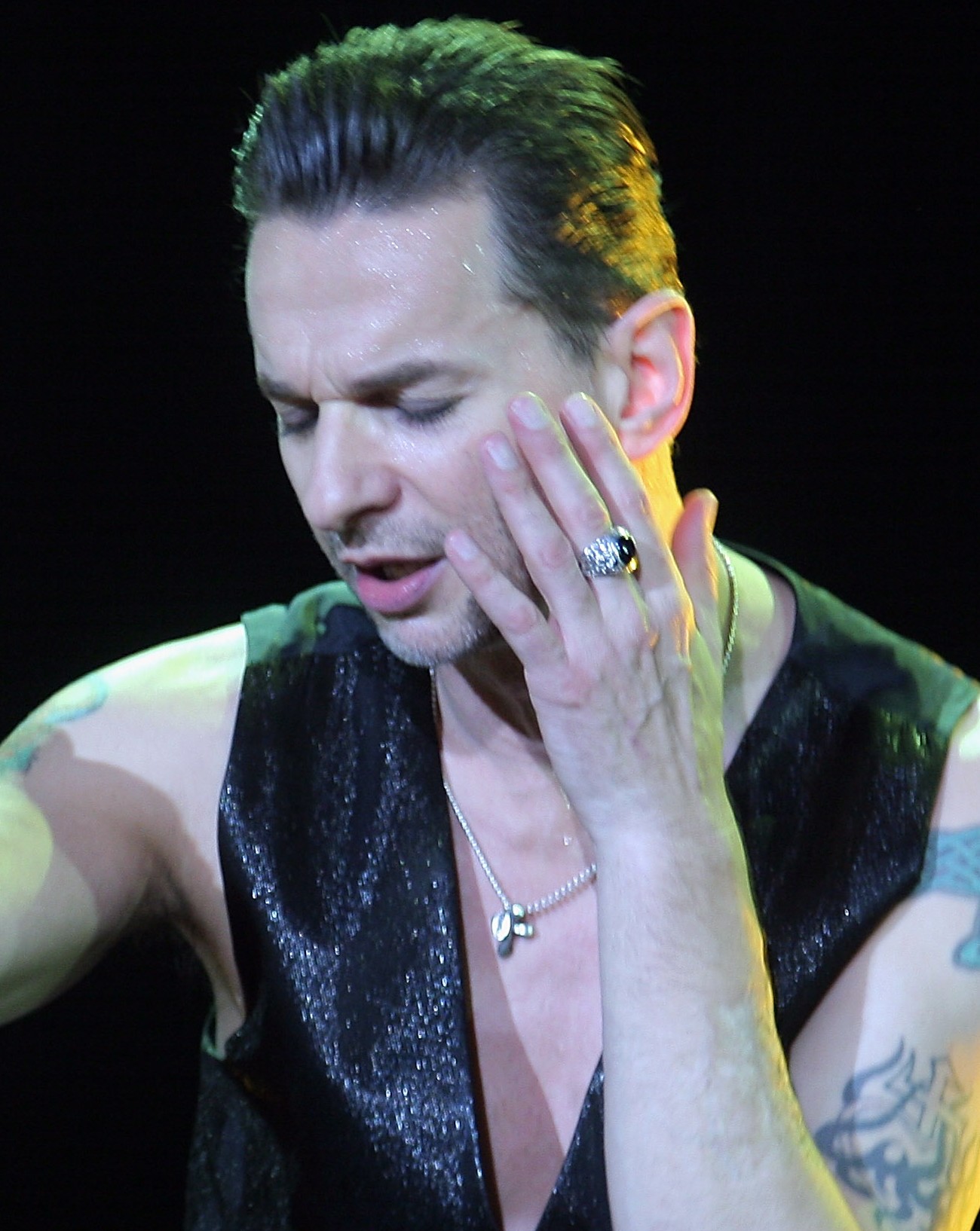 Dave Gahan du groupe Depeche Mode.