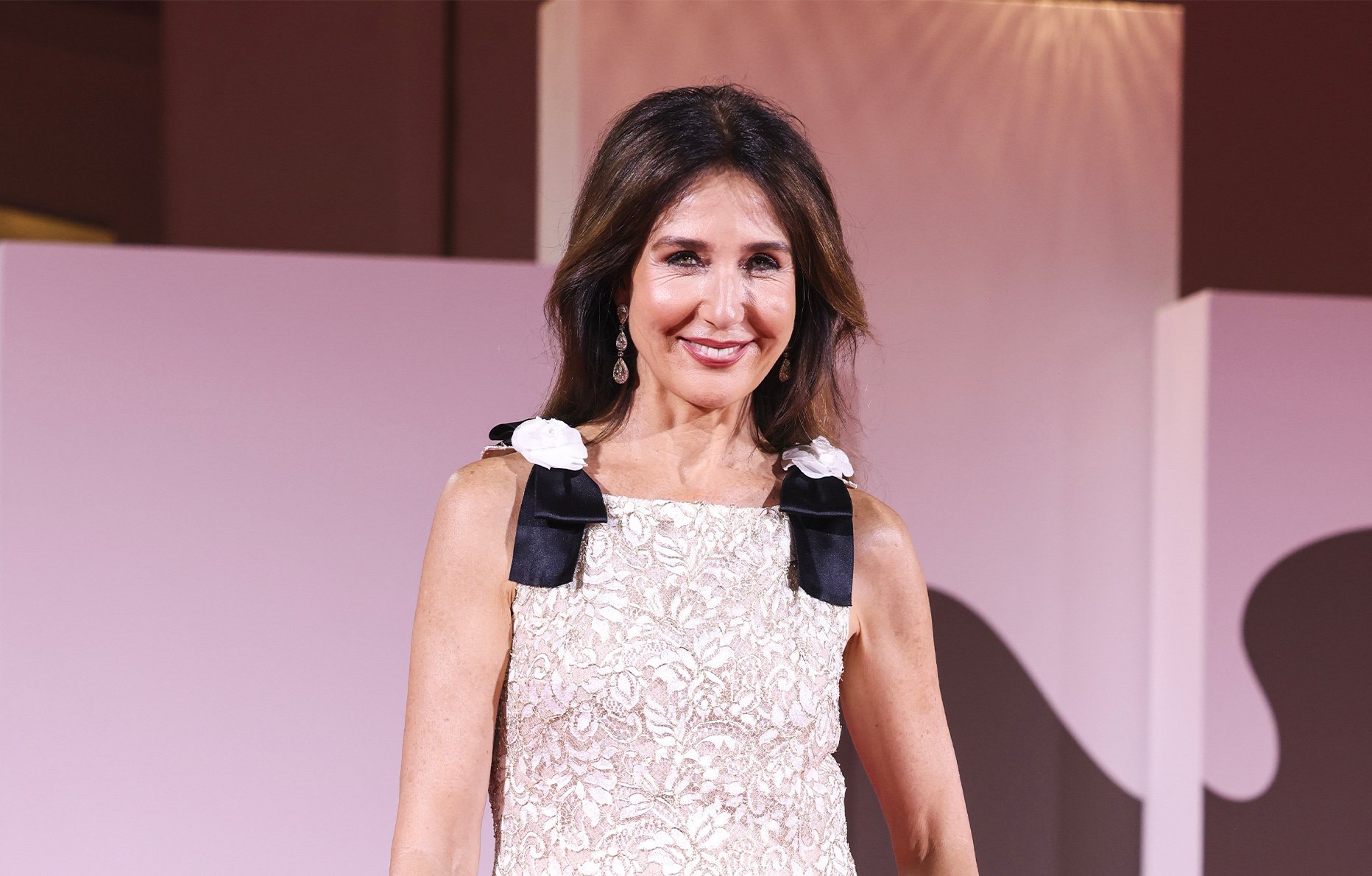 Elsa Zylberstein à l'avant-première du film Finalement lors de la 81e édition du Festival international du film de Venise en Italie. © Stefania D'Alessandro/WireImage.