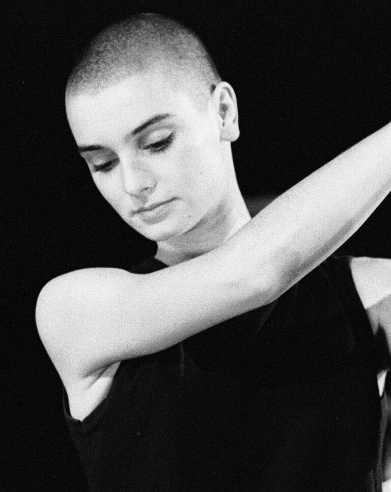 La chanteuse Sinéad O'Connor en concert.