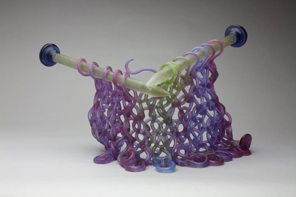 Carol Milne, "Purple Reigns", 2016 © Carol Milne © Glass Museum, Ernsting Stiftung à Coesfeld-Lette.