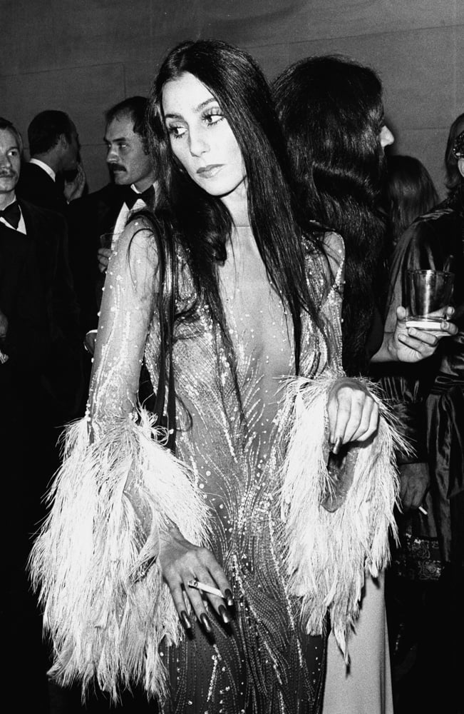 Cher à Hollywood le 20 novembre 1974. Photo par Ron Galella Collection via Getty Images.