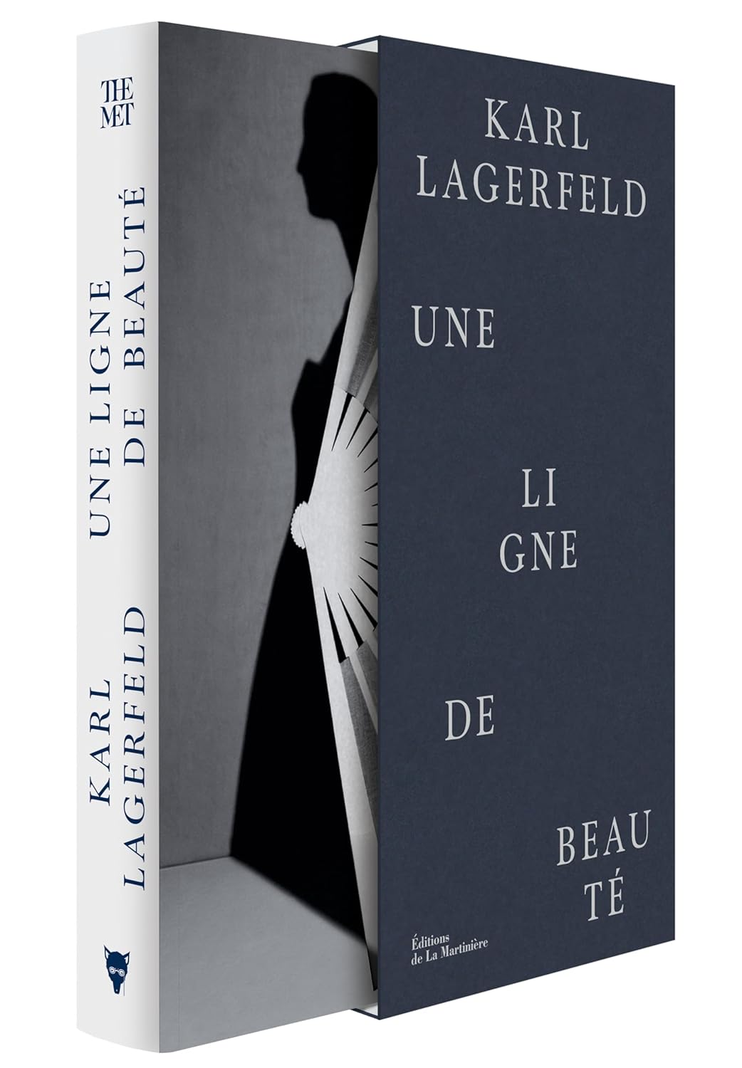 La couverture du livre Karl Lagerfeld, une ligne de beauté (2024).