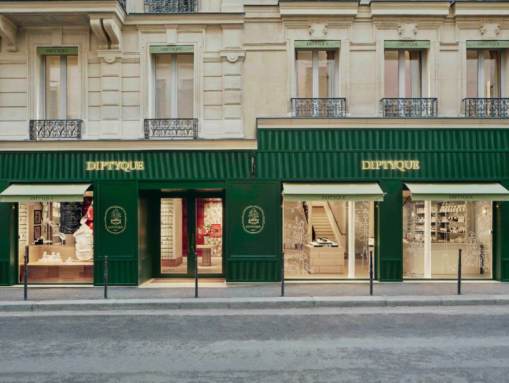 Maison Diptyque Paris, 7, Rue Duphot.