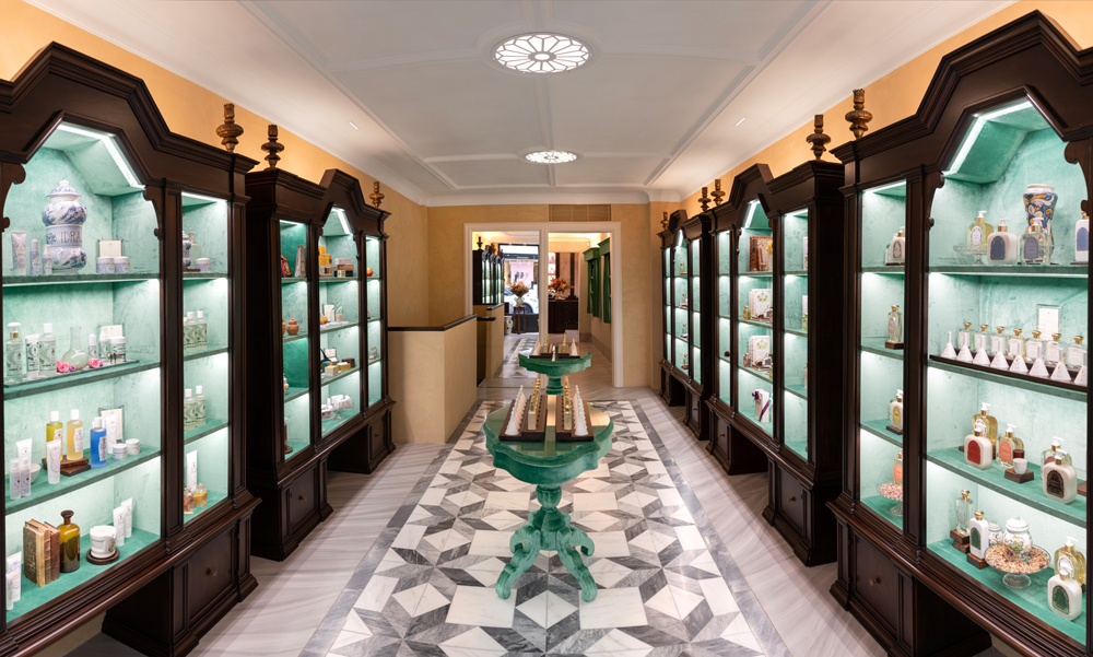 La première boutique Santa Maria Novella à Paris © DR.