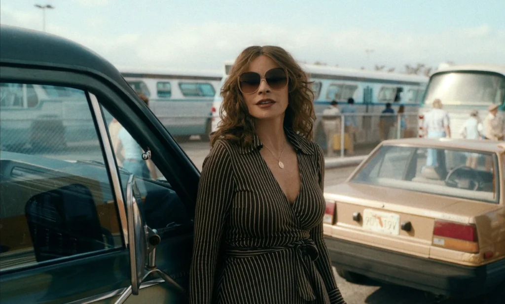 Sofía Vergara dans la série Griselda (2024) © Netflix. Séries sur la drogue.