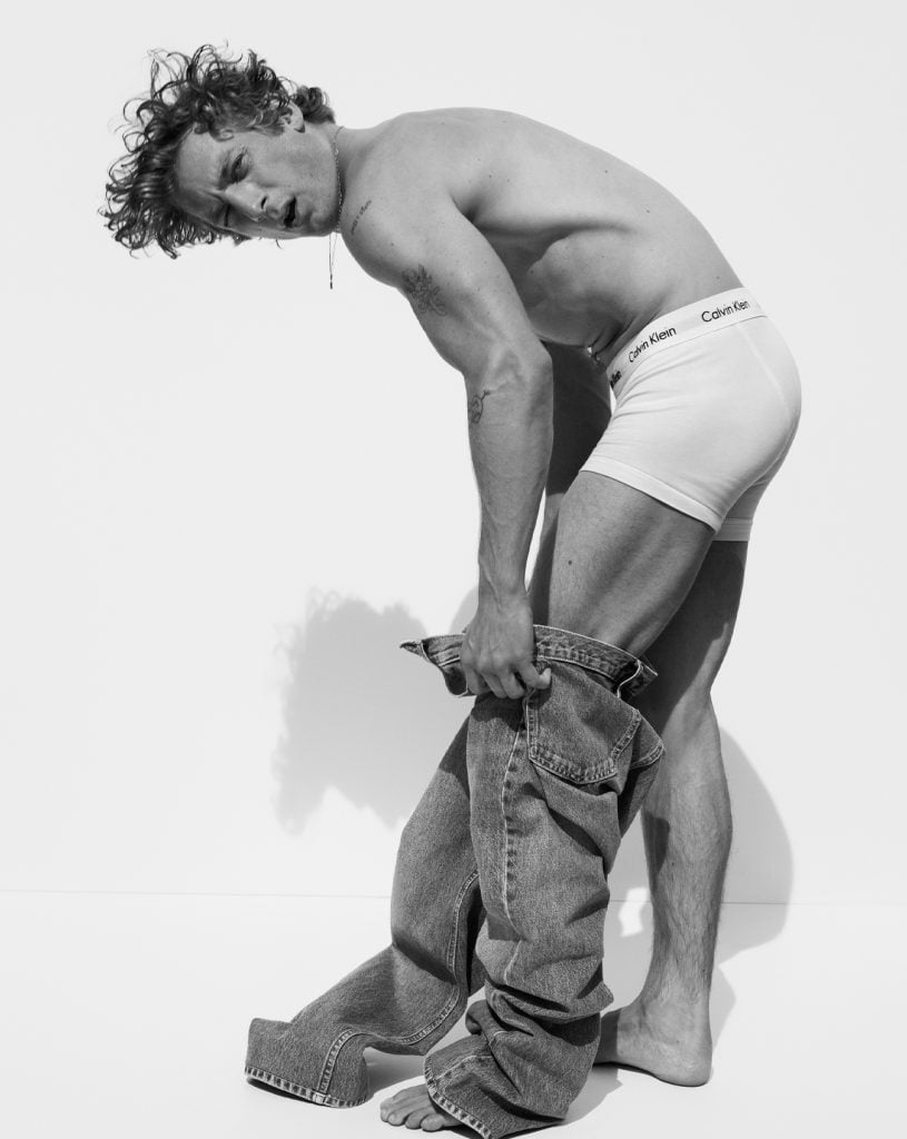 La star dans la nouvelle campagne Calvin Klein © Mert Alas / Calvin Klein.
