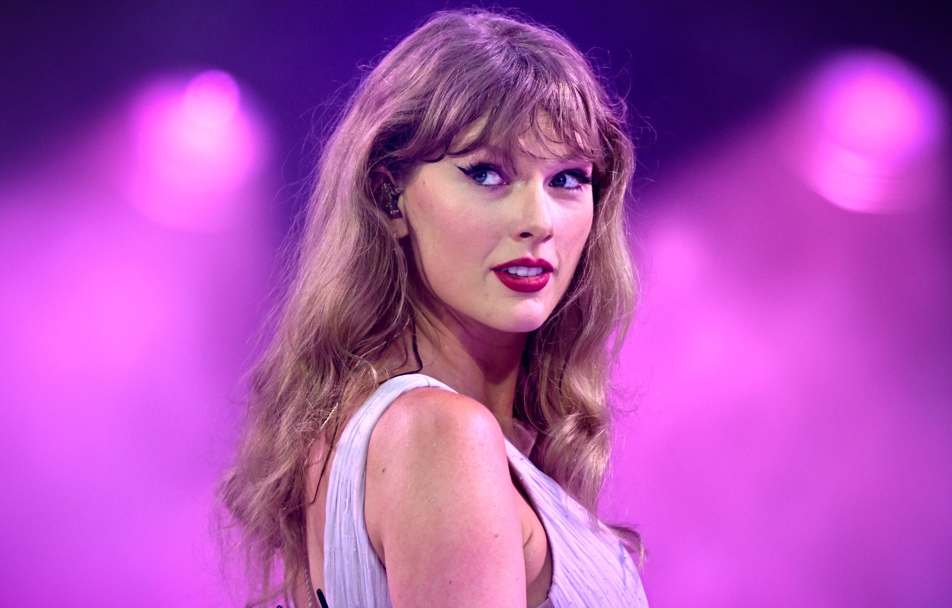 Taylor Swift performs durant la tournée The Eras Tour au Wembley Stadium, le 15 août 2024 à Londres. Photo par Gareth Cattermole/TAS24/Getty Images pour TAS Rights Management.