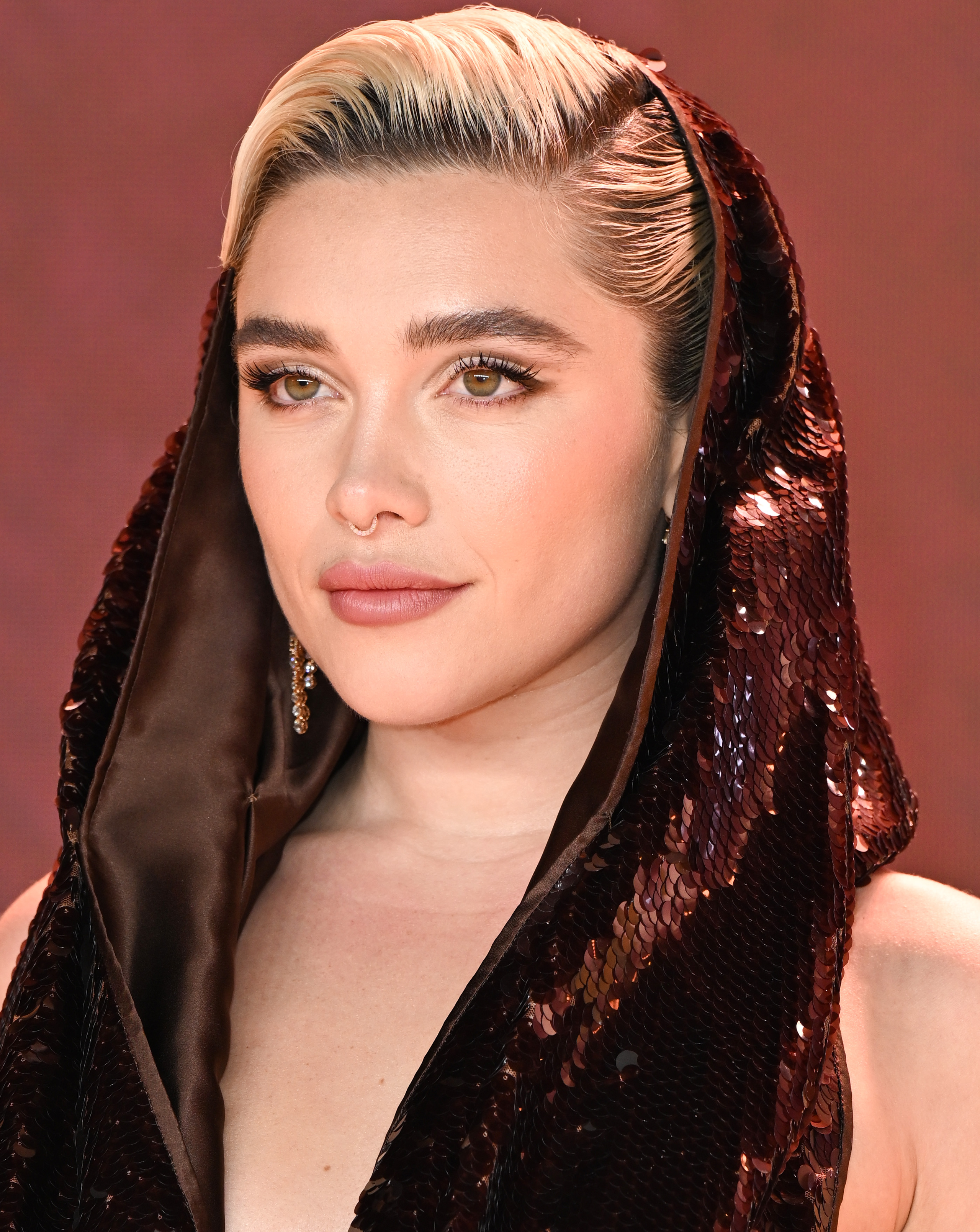 Florence Pugh pendant la tournée promotionnelle de Dune, deuxième partie (2024) à Londres © Warner Bros