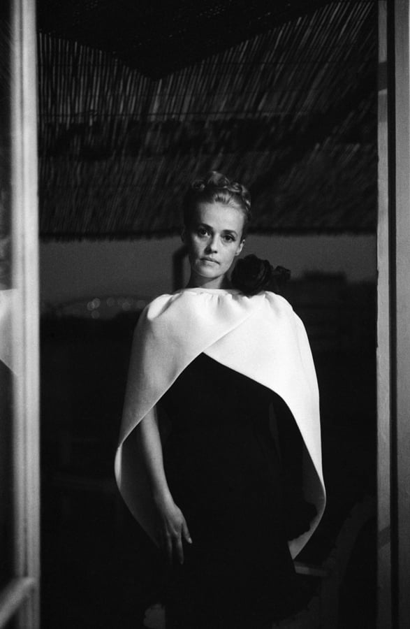 Jeanne Moreau au Festival de Cannes en 1962 © Photo par REPORTERS ASSOCIES/Gamma-Rapho via Getty Images.