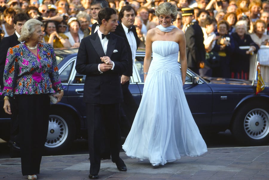 La princesse Diana et le prince Charles au Festival de Cannes en 1987 © Photo par Tim Graham Photo Library via Getty Images.