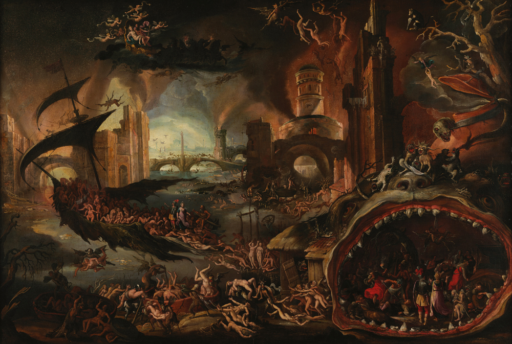 Jacob Isaacsz. van Swanenburgh, "Enée aux enfers" (17e siècle). © Musées royaux des Beaux-Arts de Belgique, Bruxelles J. Geleyns - Art Photography.