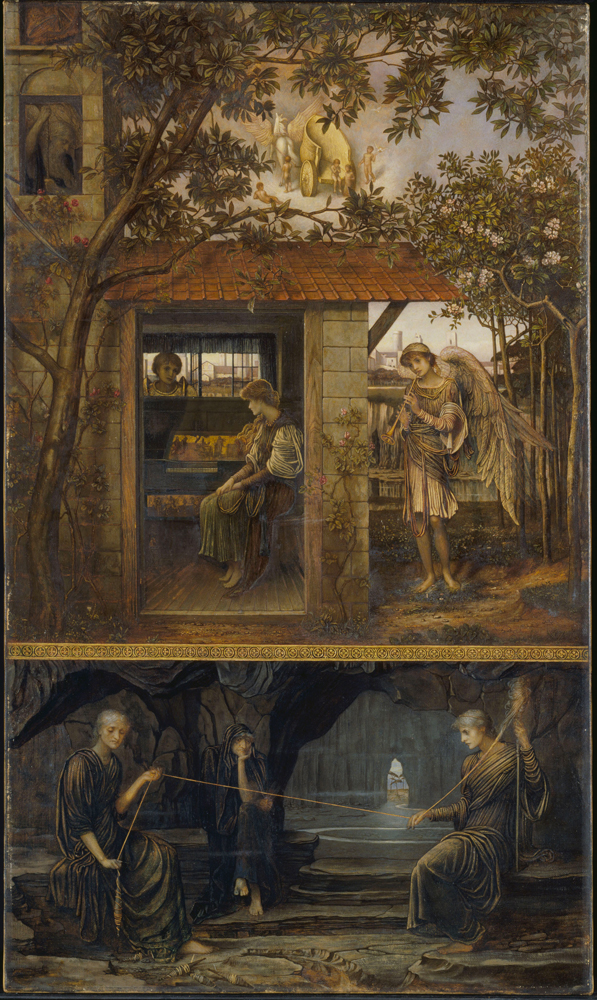John Melhuish Strudwick, "Un fil d'or" (1875). © Tate.