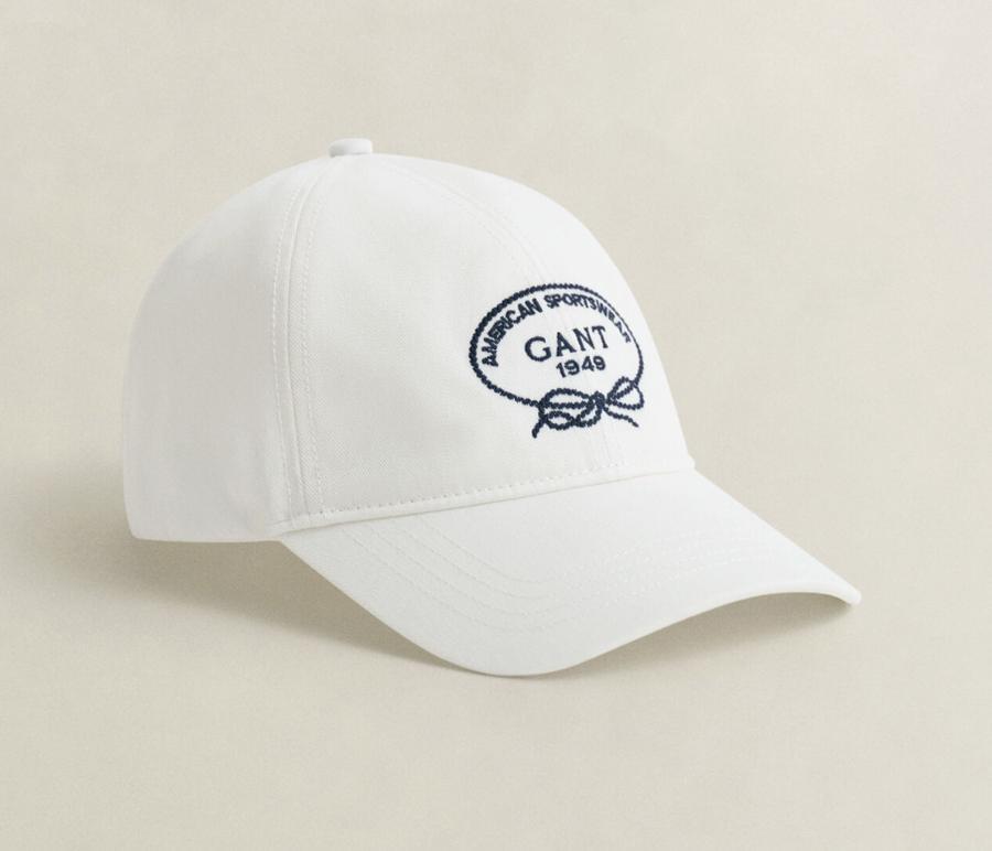 casquette en coton blanc tendance printemps-ete 2026 gant