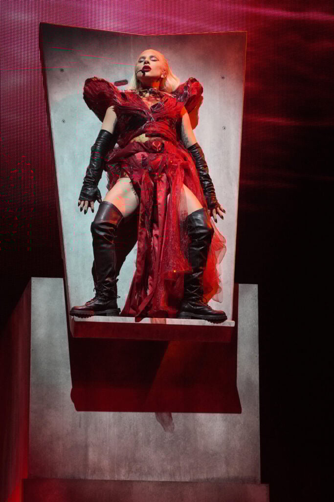 Lady Gaga en concert @ Kevin Mazur / Getty Images pour LiveNation.