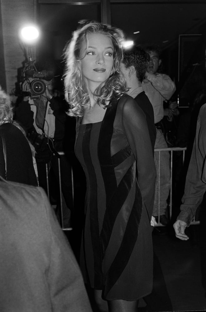 Uma Thurman au Lincoln Center à New York City, le 23 septembre September 1994. Photo par Eric Weiss/WWD/Penske Media via Getty Images.