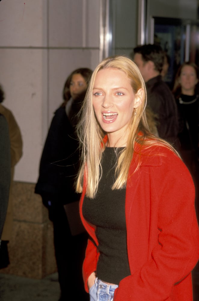 Uma Thurman à la projection de Sweet & Lowdown au Walter Reade Theater à New York, en 1999. Photo par Ron Galella, Ltd./Ron Galella Collection via Getty Images.