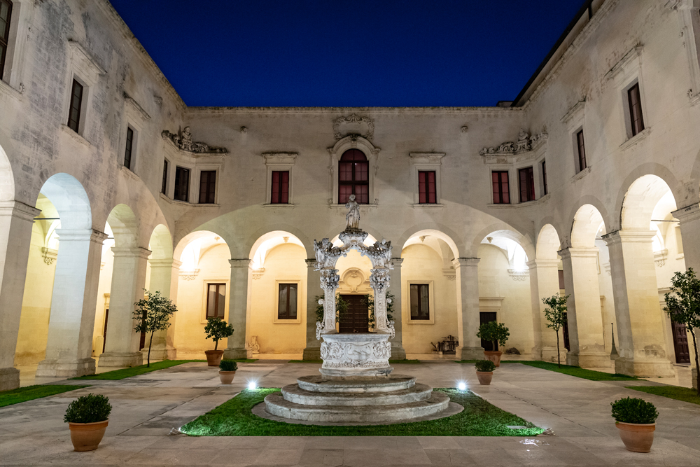 La ville de Lecce, Italie.