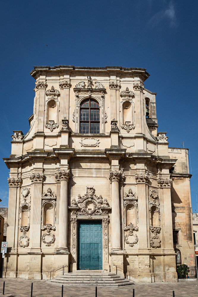 La ville de Lecce, Italie.