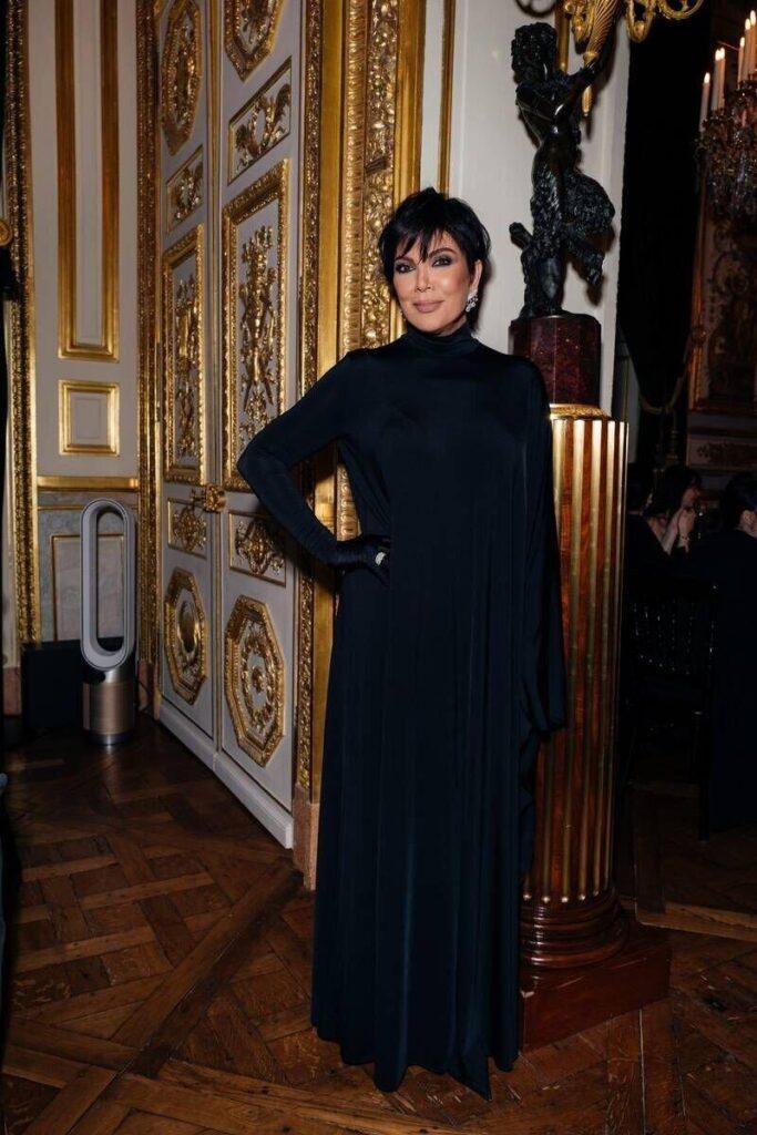 Kris Jenner au dîner Balenciaga en 2022