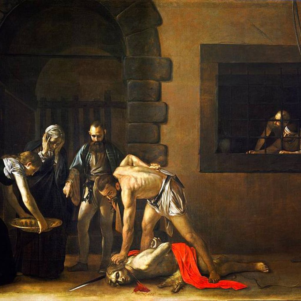 Le Caravage, “La Décollation de saint Jean-Baptiste” (1608).