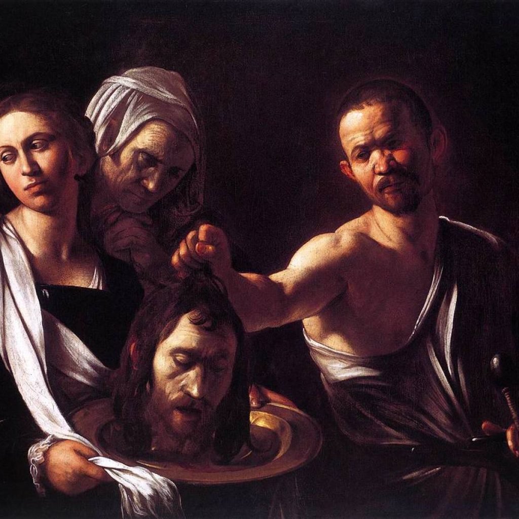 Le Caravage, “Salomé avec la tête de saint Jean-Baptiste” (1607).