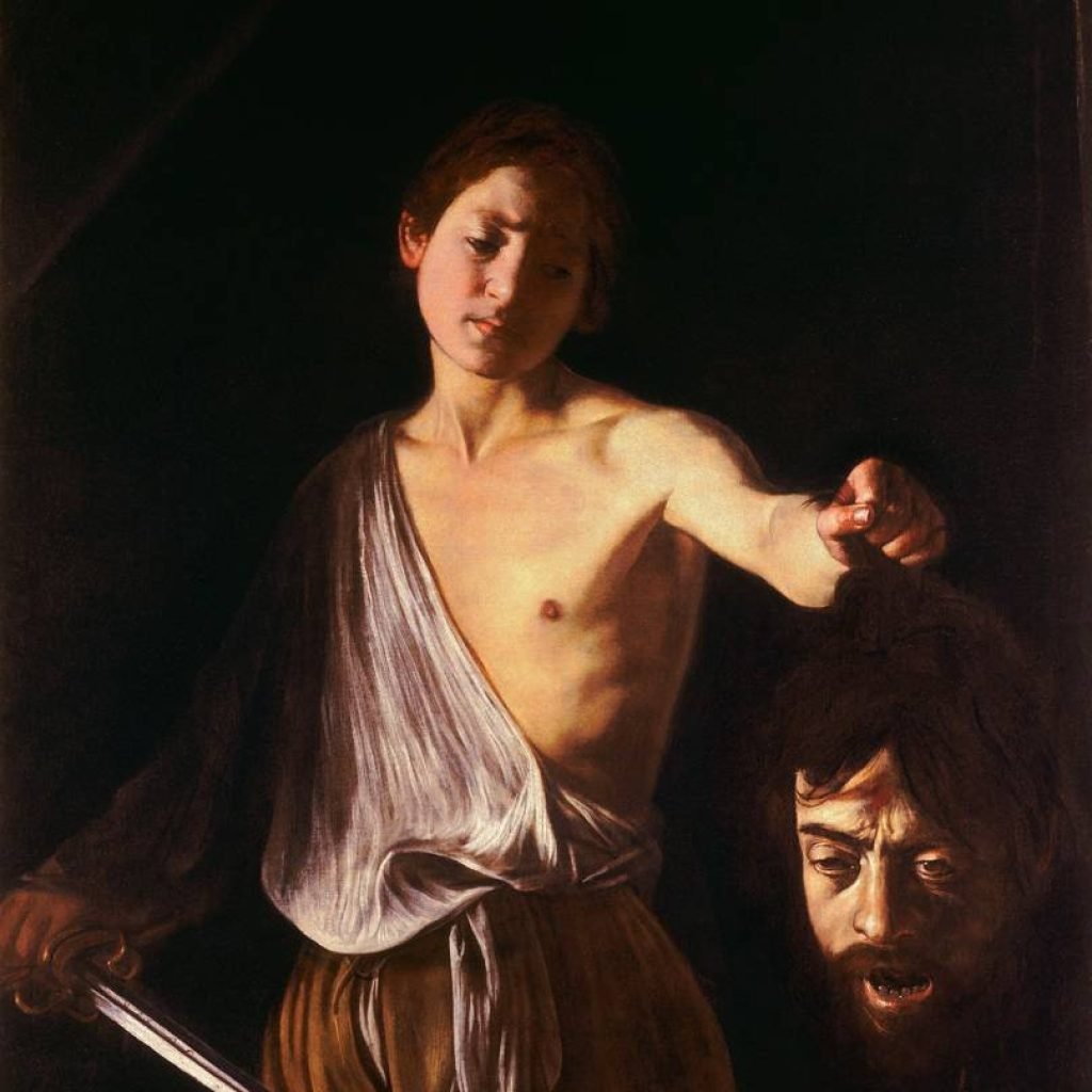 Le Caravage, “David avec la tête de Goliath” (1606-1610).