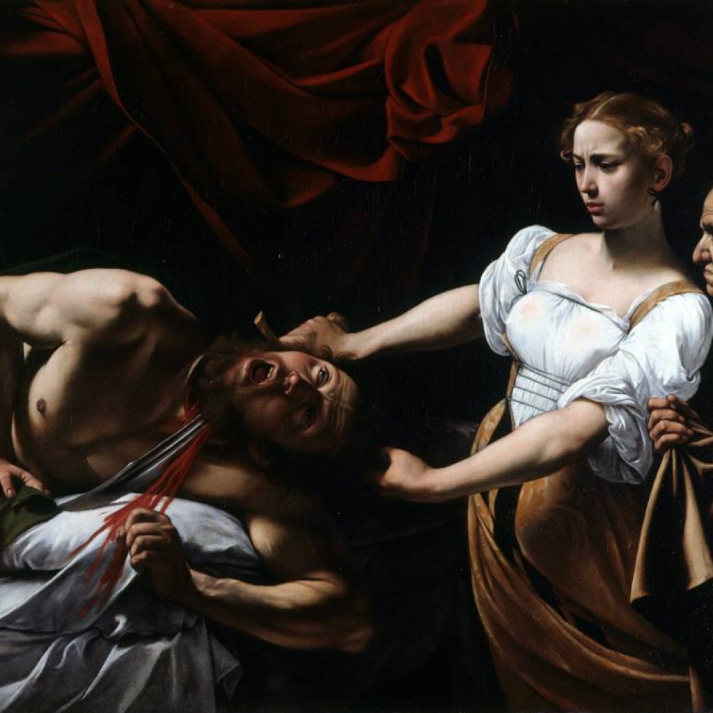 Le Caravage, “Judith et Holopherne” (1598-1599).