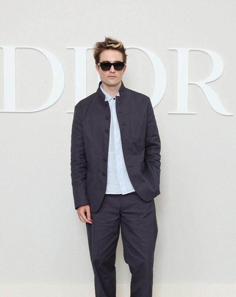Robert Pattinson au défilé Dior homme printemps-été 2025.