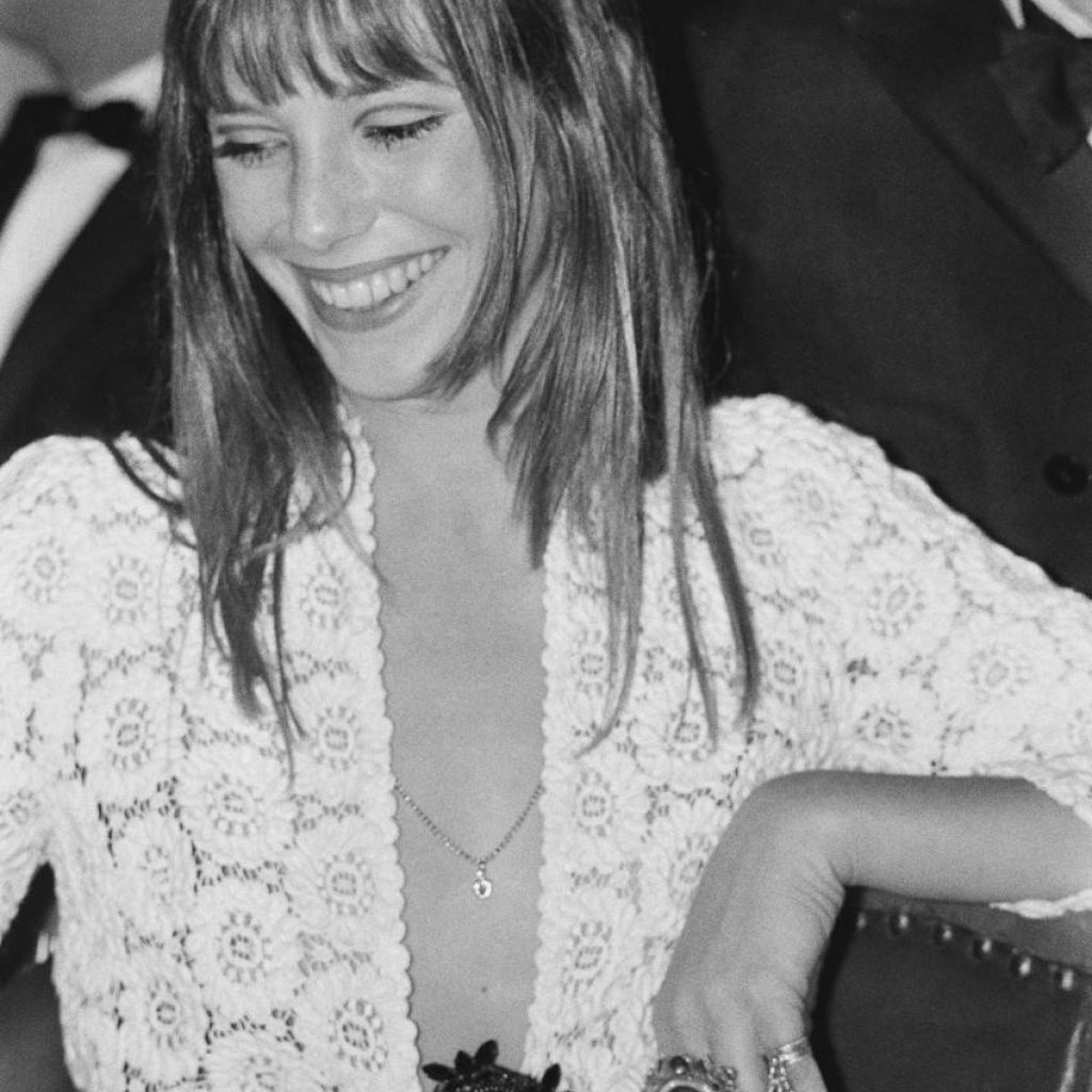 Jane Birkin au Gala de L'Union en 1969 à Paris. Photo par James Andanson/Sygma via Getty Images.