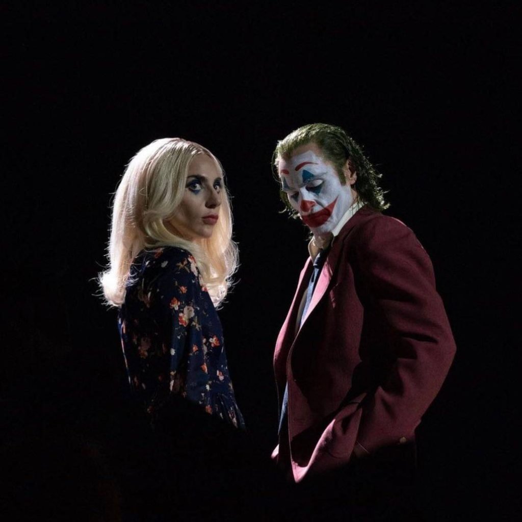 Joaquin Phoenix et Lady Gaga dans Joker : Folie à deux (2024).