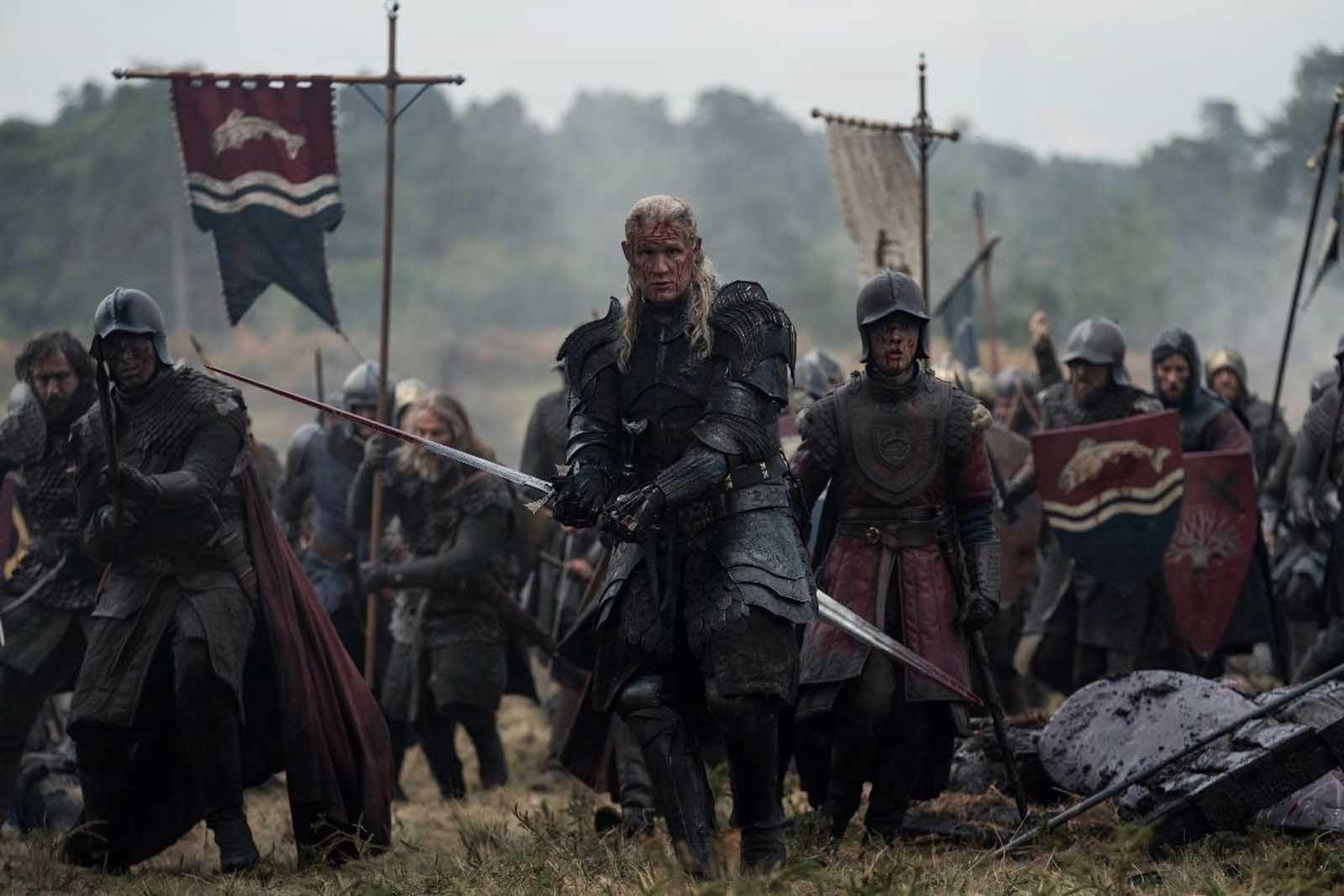 Matt Smith dans la série House of the Dragon.