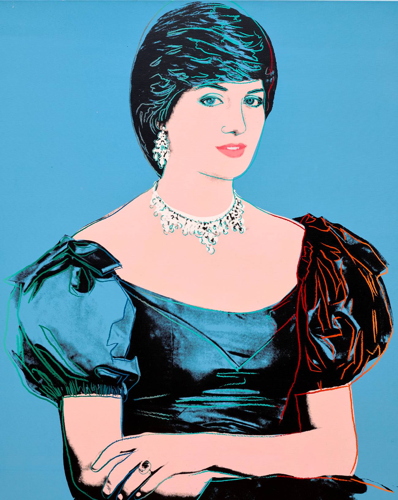 Lady Diana, Princesse, Portrait, Andy Warhol, Enchères Phillips