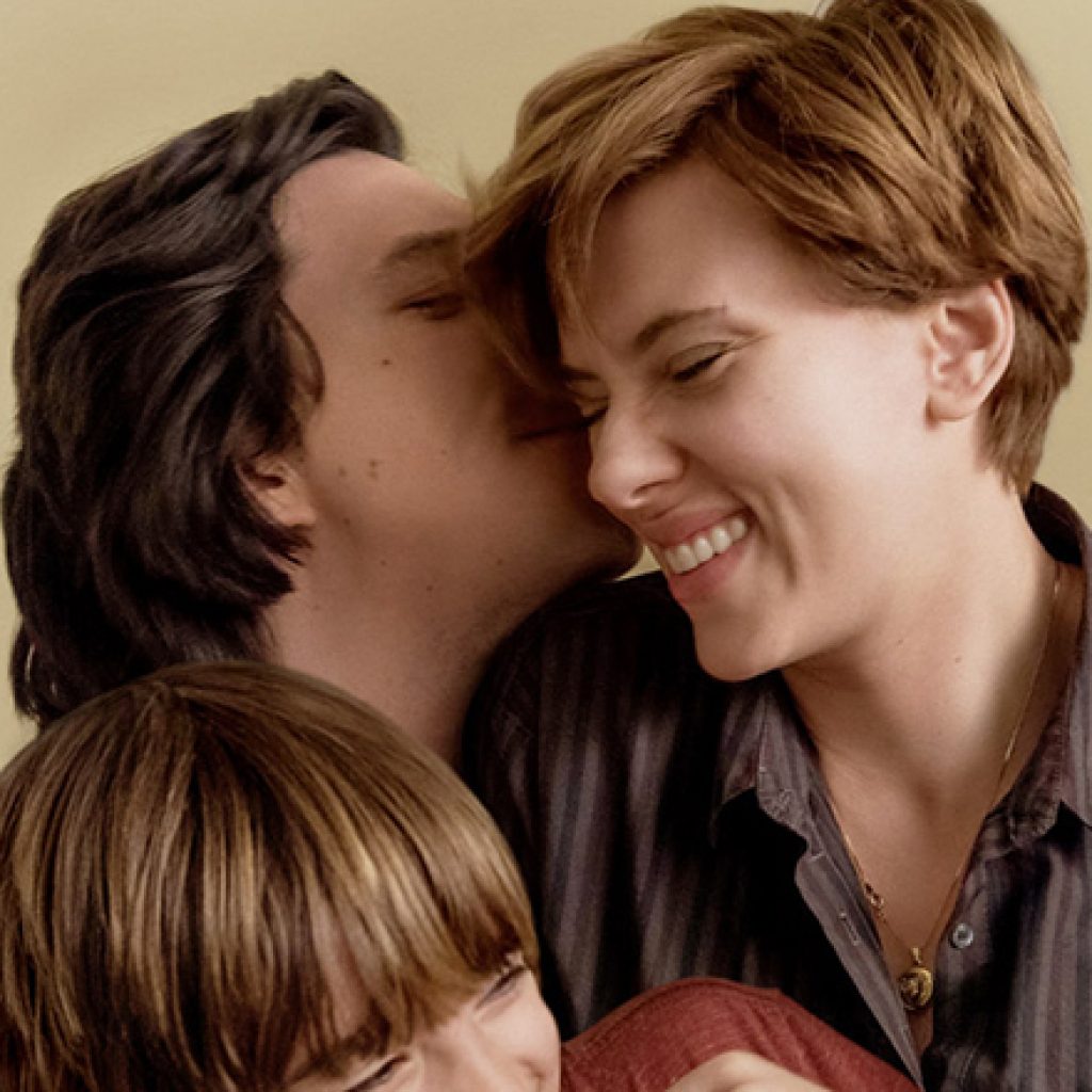 Adam Driver et Scarlett Johansson dans le Film Marriage Story de Noah Baumbach.