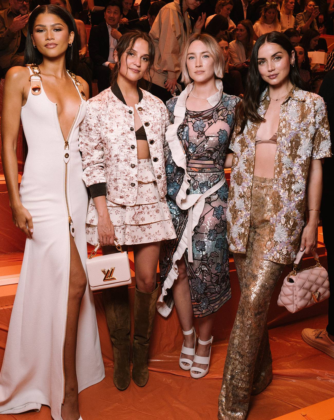 Zendaya, Saoirse Ronan, Ana de Armas, Alicia Vikander, Défilé Louis Vuitton, printemps-été 2024, Fashion Week Paris