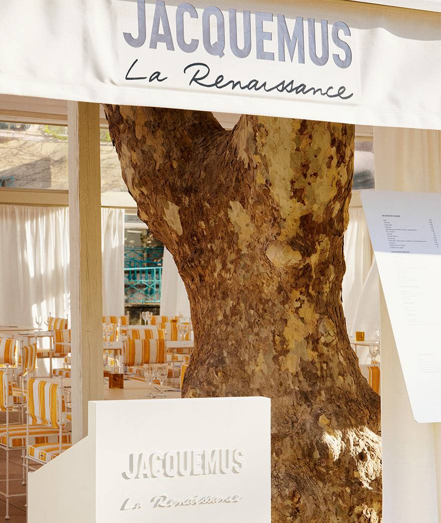 Jacquemus, Saint Tropez, plage, restaurant boutique